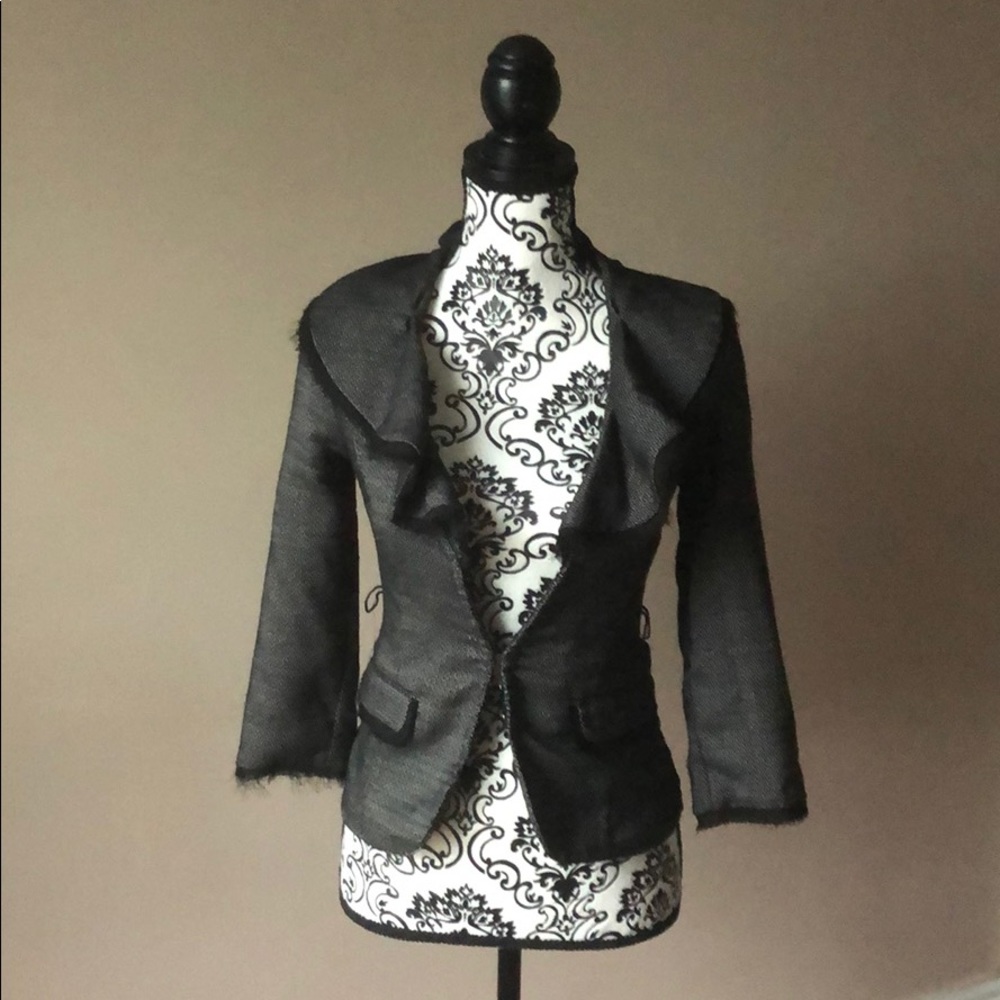 Textured blazer